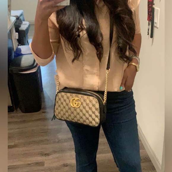 Authentic Gucci Marmont bag with supreme canvas - Picture 12 of 13